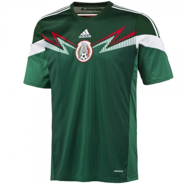 Camiseta Mexico Primera equipación Retro 2014 Verde